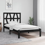 3103992  Bed Frame Without Mattress Solid Wood (810011+818609)