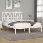 3103992  Bed Frame Without Mattress Solid Wood (810011+818609)