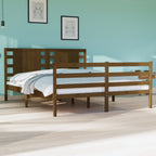 3104285  Bed Frame Without Mattress Solid Wood Pine