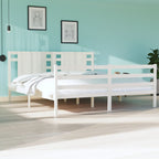 3104285  Bed Frame Without Mattress Solid Wood Pine