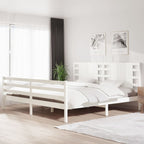 3104285  Bed Frame Without Mattress Solid Wood Pine