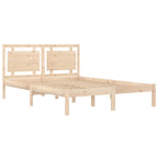 Bed Frame without Mattress 200x200 cm Solid Wood