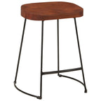 Gavin Bar Stools 2 pcs 45x38x53 cm Solid Wood Mango