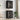 Hanging Wall Cabinet Black 69.5x34x90 cm