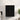 Hanging Wall Cabinet Black 69.5x32.5x90 cm
