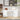 Desk White 140x50x75 cm Engineered Wood