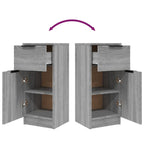 Sideboard Grey Sonoma 30x30x70 cm Engineered Wood