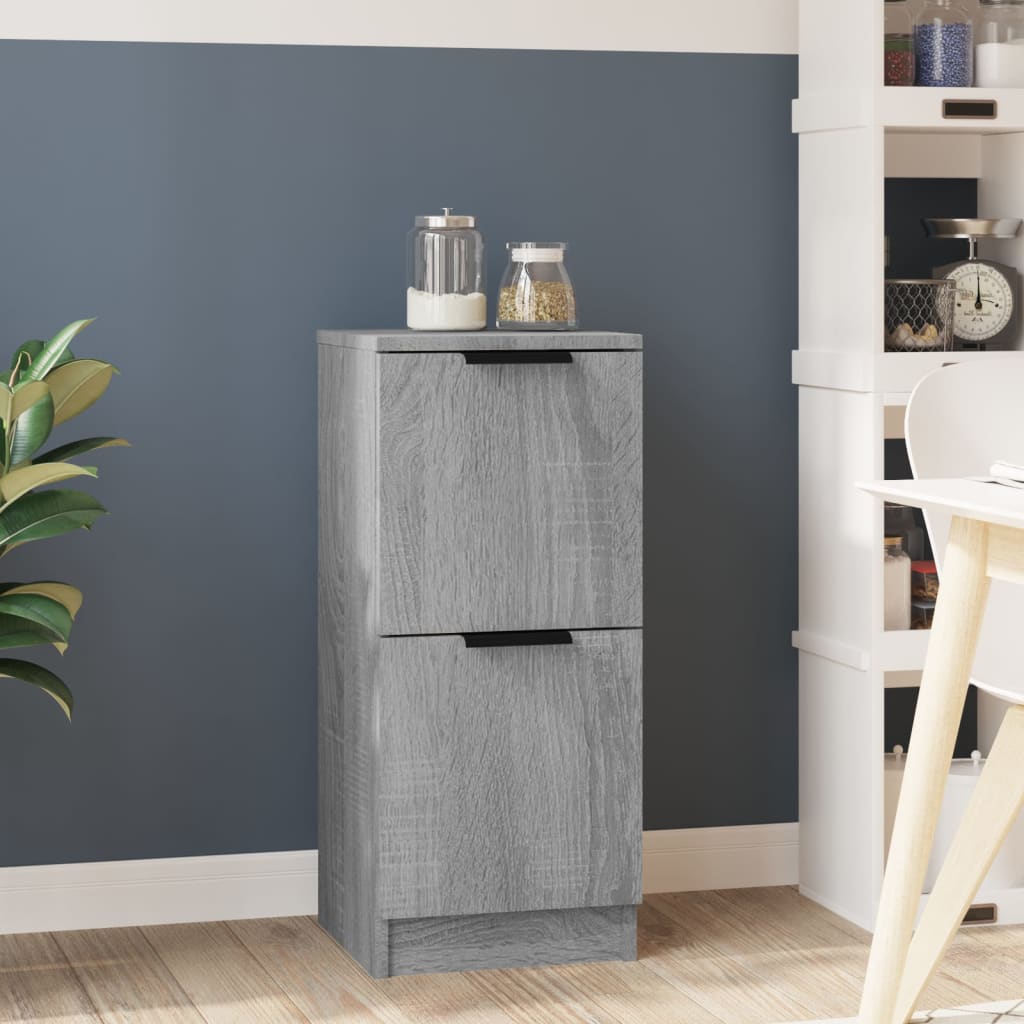 Sideboard Grey Sonoma 30x30x70 cm Engineered Wood