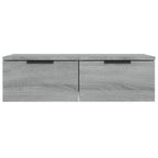 Wall Cabinet Grey Sonoma 68x30x20 cm Engineered Wood