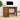 Desk Smoked Oak 100x50x75 cm Engineered Wood