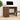 Desk Brown Oak 100x50x75 cm Engineered Wood