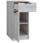 Desk Cabinet Grey Sonoma 33.5x50x75 cm Engineered Wood