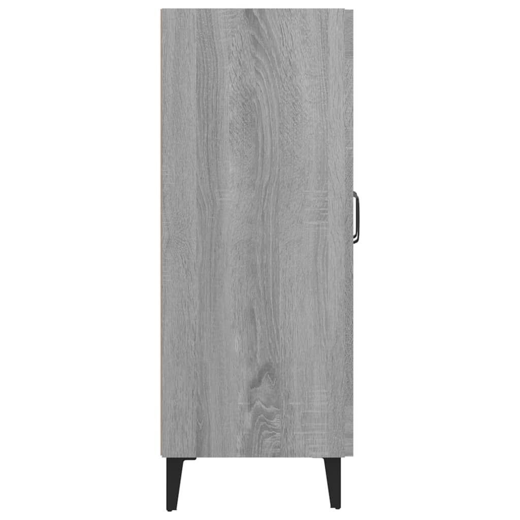 Sideboard Grey Sonoma 69.5x34x90 cm Engineered Wood