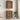 Hanging Wall Cabinet Smoked Oak 69.5x34x90 cm