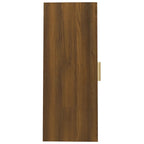 Hanging Wall Cabinet Brown Oak 69.5x34x90 cm