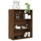 Hanging Wall Cabinet Brown Oak 69.5x32.5x90 cm