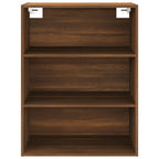 Hanging Wall Cabinet Brown Oak 69.5x32.5x90 cm
