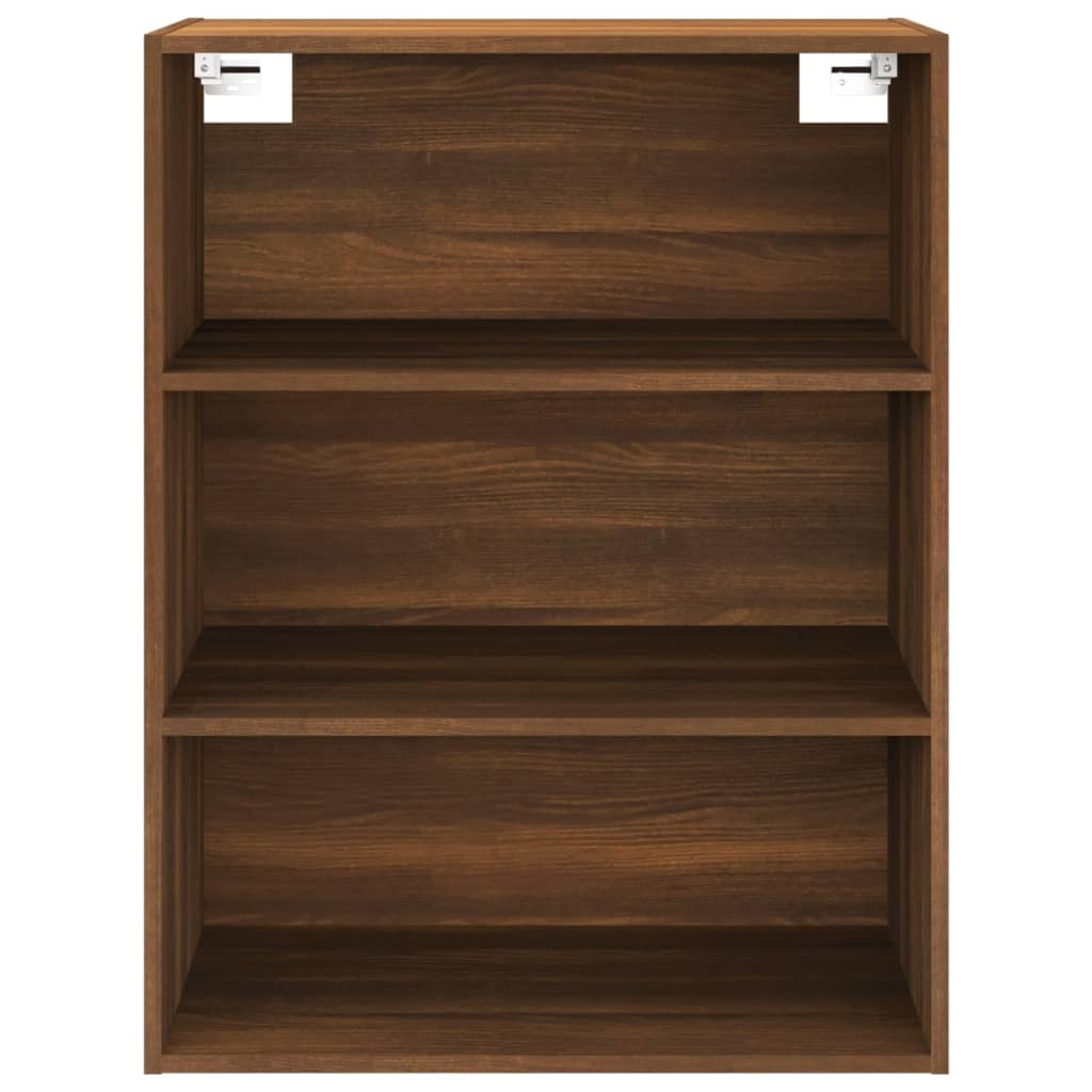 Hanging Wall Cabinet Brown Oak 69.5x32.5x90 cm