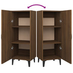 Sideboard Brown Oak 34.5x34x90 cm Engineered Wood