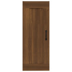 Hanging Cabinet Brown Oak 35x34x90 cm Engineered Wood