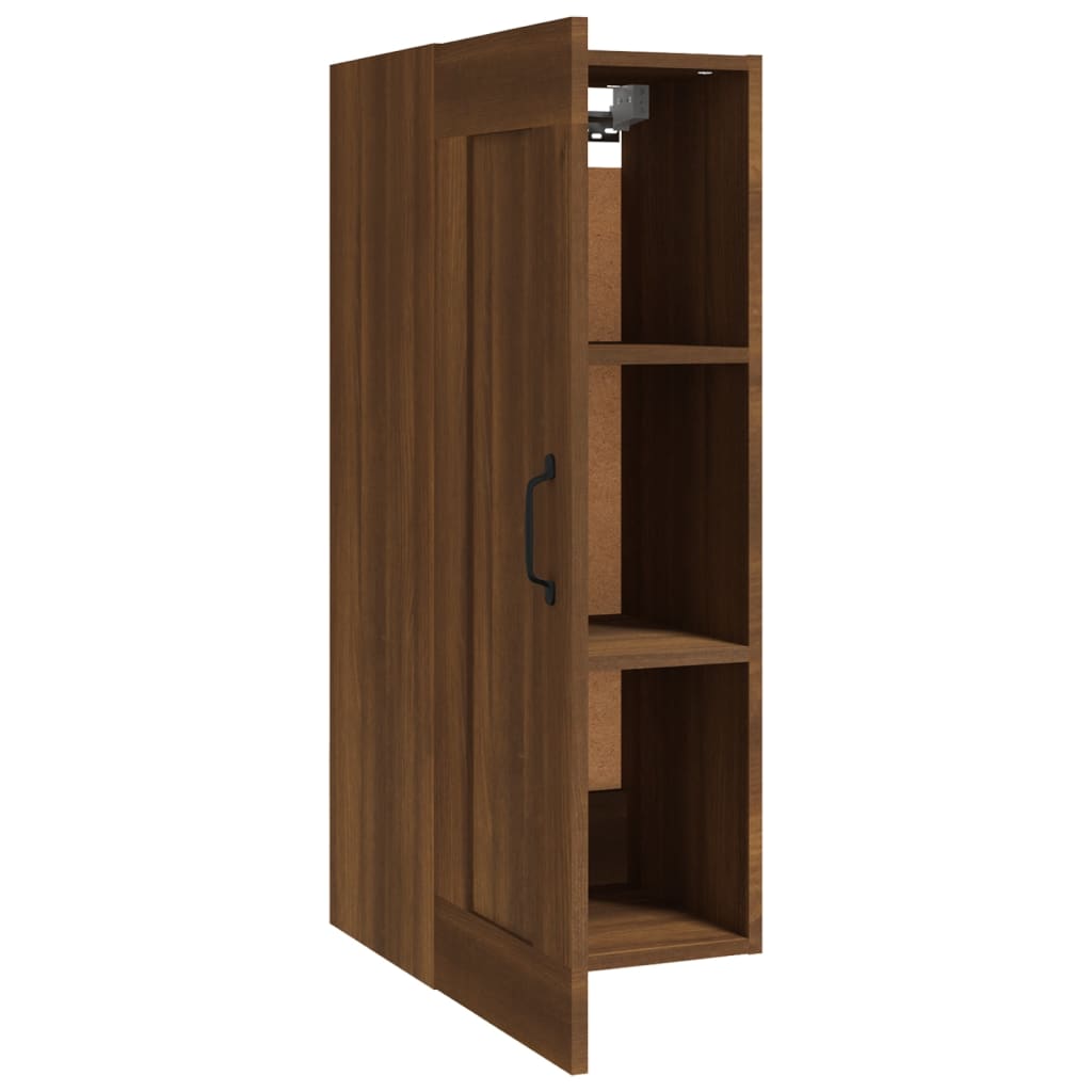 Hanging Cabinet Brown Oak 35x34x90 cm Engineered Wood