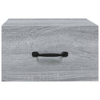 Wall-mounted Bedside Cabinet Grey Sonoma 35x35x20 cm