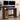 Desk with LED Lights Brown Oak 97x45x90 cm Engineered Wood