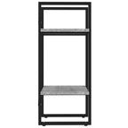2-Tier Book Cabinet Grey Sonoma 40x30x70 cm Engineered Wood