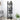 4-Tier Book Cabinet Grey Sonoma 40x30x140 cm Engineered Wood