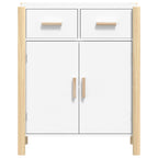 Sideboard White 62x38x75 cm Engineered Wood