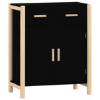 Sideboard Black 62x38x75 cm Engineered Wood