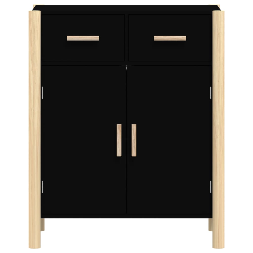 Sideboard Black 62x38x75 cm Engineered Wood