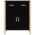 Sideboard Black 62x38x75 cm Engineered Wood