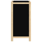 Sideboard Black 62x38x75 cm Engineered Wood