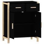 Sideboard Black 62x38x75 cm Engineered Wood
