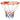 Basketball Ring Orange 39 cm Steel