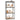 4-Layer Shelves 2 Pcs Steel&Engineered Wood 2