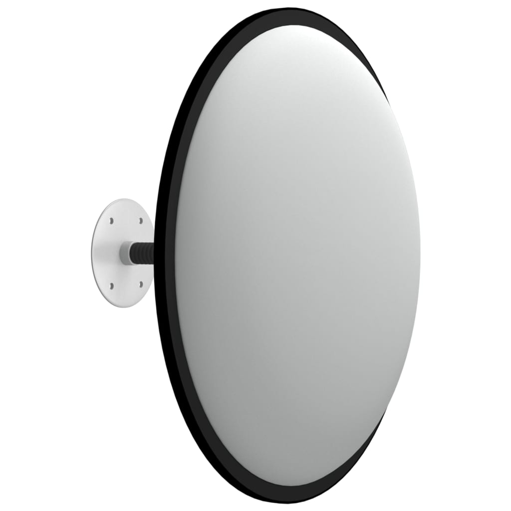 Indoor Convex Traffic Mirror Black Ø40 Cm Acrylic