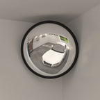 Indoor Convex Traffic Mirror Black Ø40 Cm Acrylic