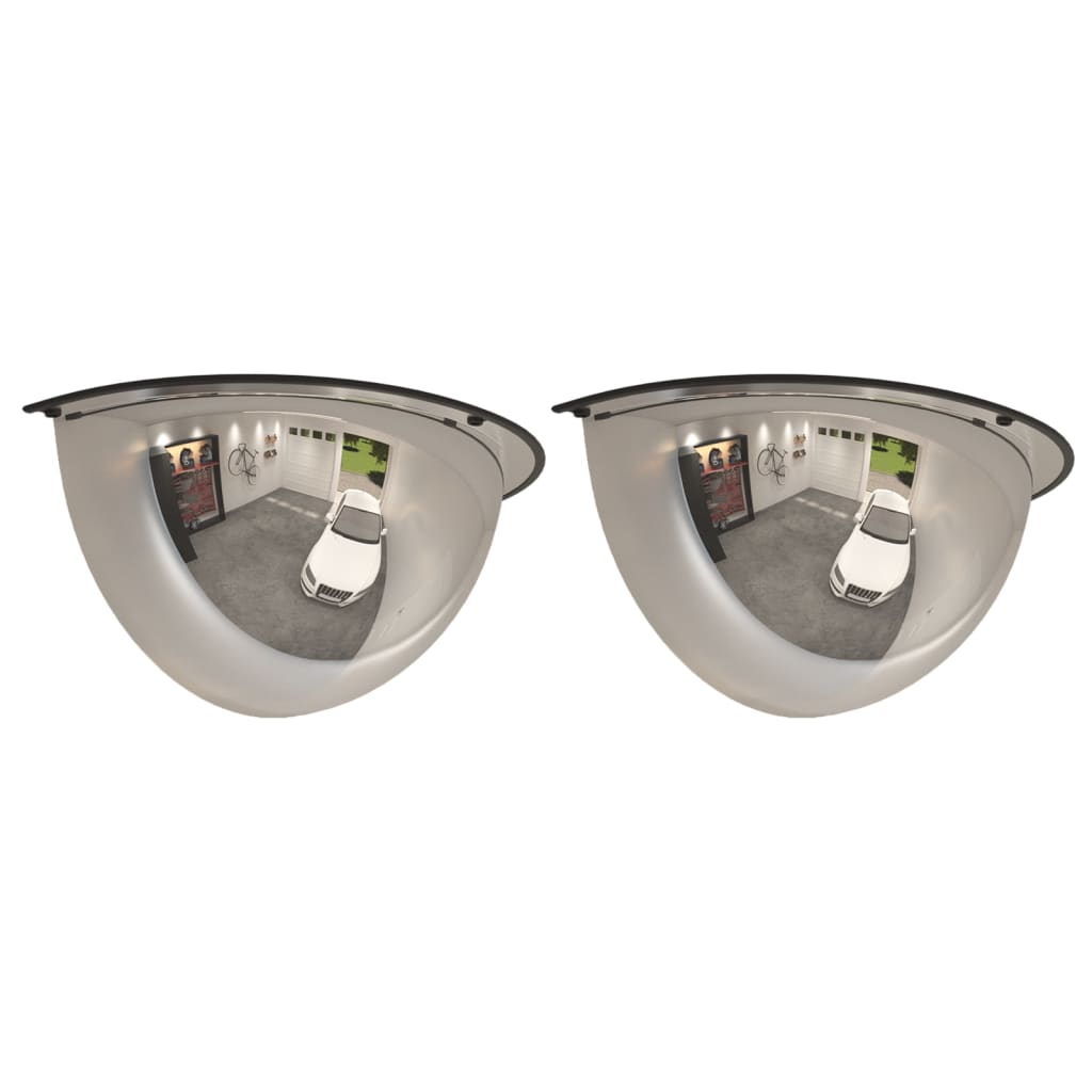 Domed Traffic Mirrors 2 Pcs Ø60 Cm Acrylic