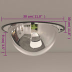 Full Domed Traffic Mirror Ø30 cm Acrylic