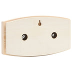 2 in 1 Sauna Hygrothermograph and Sand Timer Set Solid Wood Pine