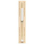 2 in 1 Sauna Hygrothermograph and Sand Timer Set Solid Wood Pine