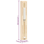 Sauna Sand Timer 15 Minutes Solid Wood Pine