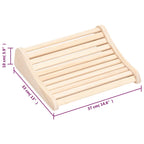 Sauna Headrest Solid Wood Pine