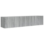 2 Piece TV Cabinet Set Grey Sonoma Engineered Wood