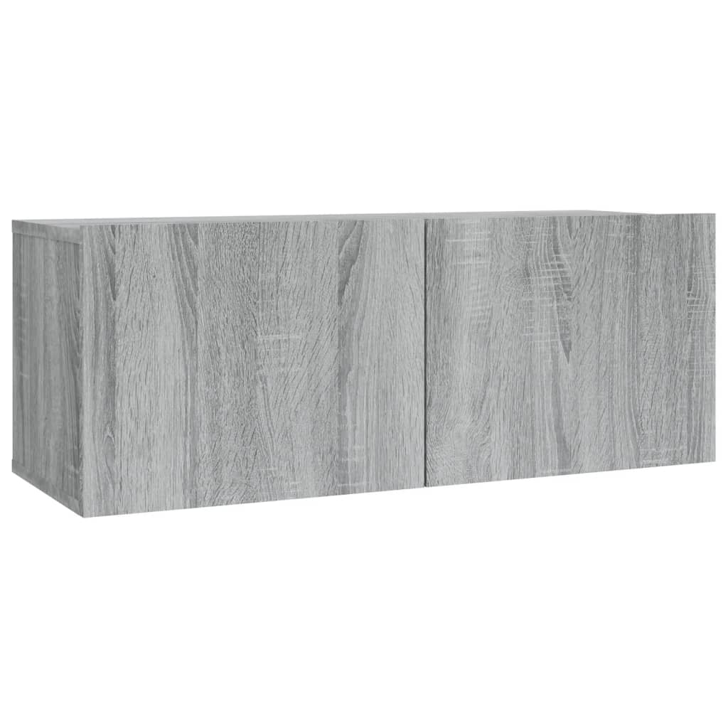 2 Piece TV Cabinet Set Grey Sonoma Engineered Wood