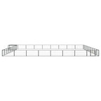 36-Panel Dog Playpen Black 100X50 Cm Powder-Coated Steel