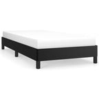 Bed Frame without Mattress Black 90x190 cm Single Single Faux Leather