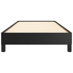 Bed Frame without Mattress Black 90x190 cm Single Single Faux Leather
